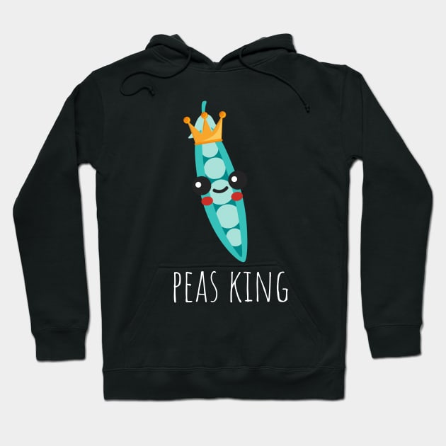 Peas King Cute Hoodie by DesignArchitect